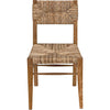 Noir Faley Dining Chair, Teak w/ Woven, 18.5" W