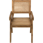 Noir Jude Dining Chair w/ Caning, Teak, 21" W