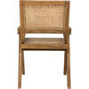 Noir Jude Dining Chair w/ Caning, Teak, 21" W