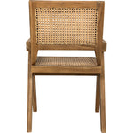 Noir Jude Dining Chair w/ Caning, Teak, 21" W