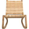 Noir Las Palmas Chair, Teak w/ Woven, 25.5" W