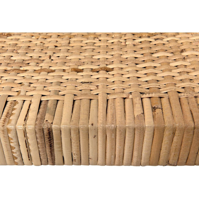 Noir Las Palmas Chair, Teak w/ Woven, 25.5" W