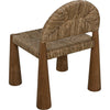 Noir Laredo Dining Chair, Teak, 24.5" W
