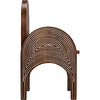 Noir Mars Chair, Dark Walnut w/ Details, 25.5" W