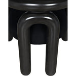 Noir Hockney Dining Chair - Mahogany & Cotton, 29" W