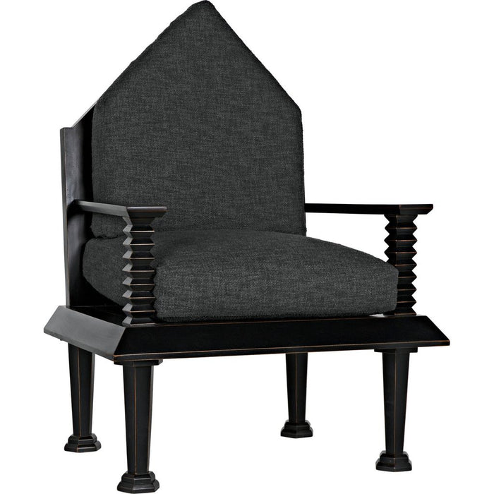 Primary vendor image of Noir Resurrection Chair w/US Made Cushions, 34.5" W