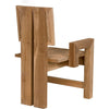 Noir Fatima Dining Chair, Teak, 24" W