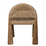 Noir Laredo Dining Chair w/ Synthetic Woven, 24.5" W