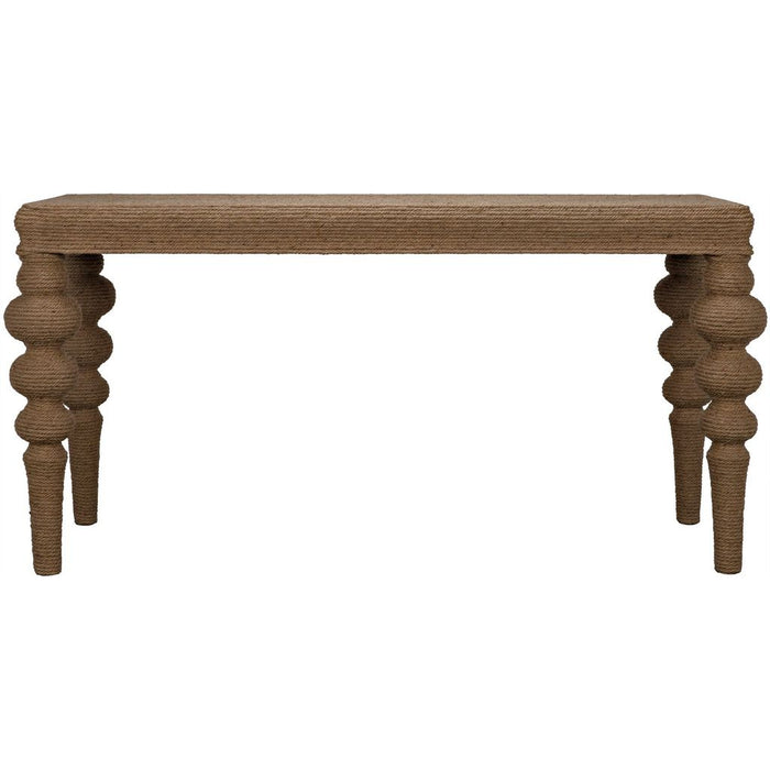Primary vendor image of Noir Turned Leg Ismail Console - Elm & Rope, 64" W