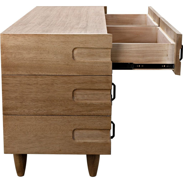 Noir David Sideboard, Washed Walnut, 64" W