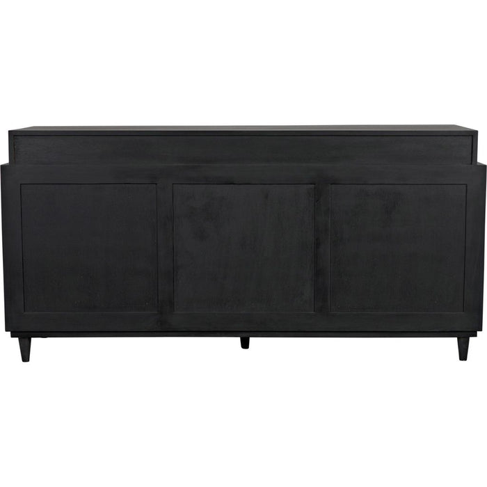 Noir Hermosa Sideboard - Mahogany & Veneer, 72" W