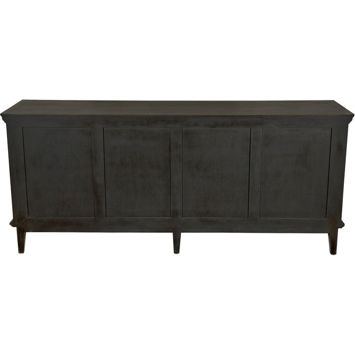 Noir Dumont Sideboard - Mahogany & Veneer, 74.5" W