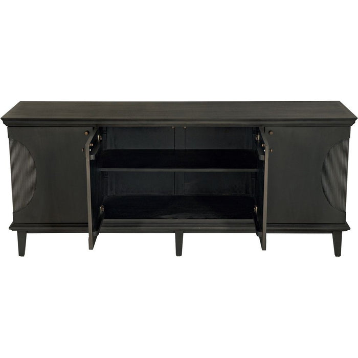 Noir Dumont Sideboard - Mahogany & Veneer, 74.5" W