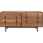 Noir Bourgeois Sideboard, Walnut & Steel, 66" W