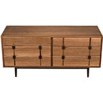Noir Bourgeois Sideboard, Walnut & Steel, 66" W
