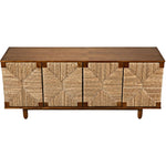 Noir Brook 4 Door Sideboard, Teak, 76" W