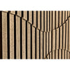 Noir Illusion Single Sideboard w/ Steel Base, Bleached Walnut, 40" W