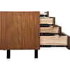 Noir Mind-Croft Sideboard, Walnut & Steel, 76.5" W