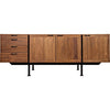 Primary vendor image of Noir Mind-Croft Sideboard, Walnut & Steel, 76.5" W