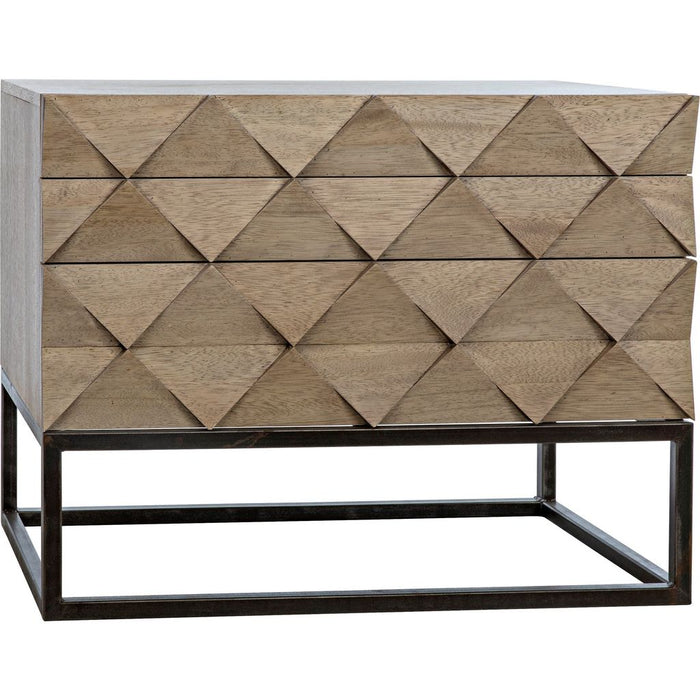 Primary vendor image of Noir Draco Sideboard w/ Steel Stand, Washed Walnut, 36" W