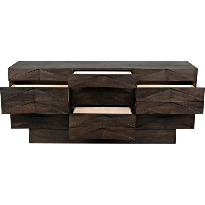 Noir Drake Sideboard, Ebony Walnut, 75" W