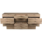 Noir Drake Sideboard, Washed Walnut, 75" W