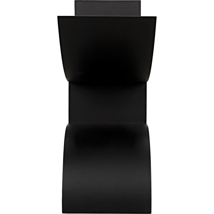 Noir Shiba Console, Black Steel, 60" W