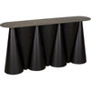 Primary vendor image of Noir Salt & Pepper Console, Black Steel, 59" W