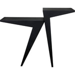 Noir Steam Console, Black Steel, 42" W