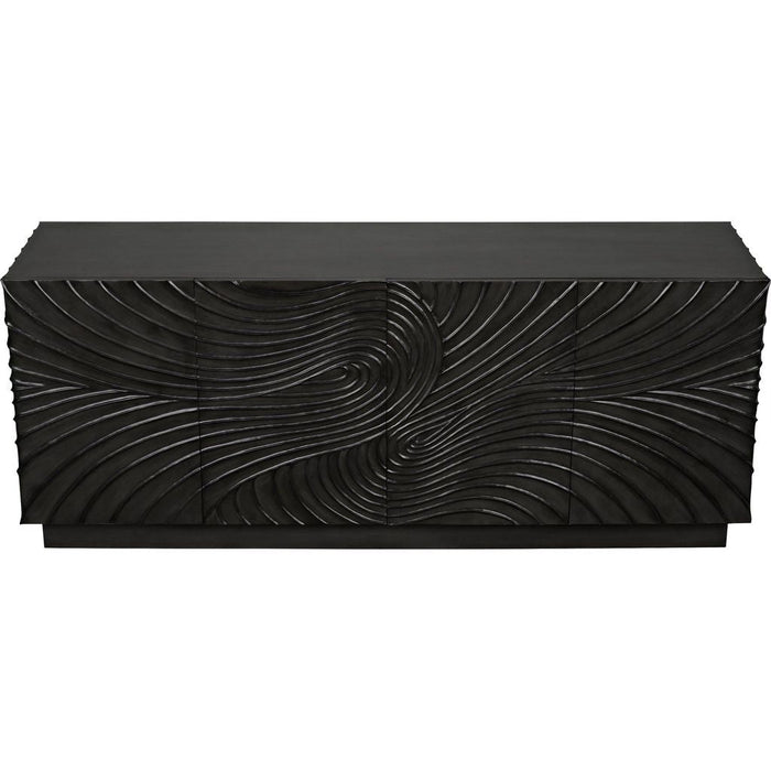 Noir Cavalier Sideboard, Pale - Mahogany & Veneer, 80" W