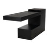 Noir Impendeo Console, Black Steel, 73" W