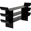 Noir Kyoto Console, Black Steel, 74" W