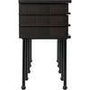 Noir Oliver Console, Ebony Walnut, 60" W