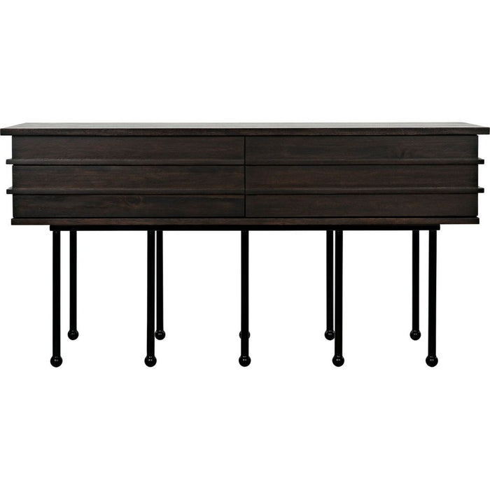 Primary vendor image of Noir Oliver Console, Ebony Walnut, 60" W