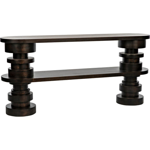 Noir Fuller Console, Ebony Walnut, 64" W