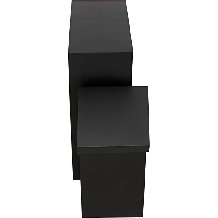 Noir Jazz Console, Black Steel, 48" W