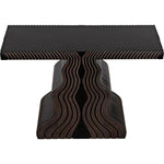 Noir Ray Console, Pale - Mahogany & Veneer, 42" W
