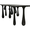 Noir Drop Console, Pale - Mahogany & Veneer, 76" W