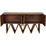 Noir Jean-Michel Sideboard, Dark Walnut w/ Mirror, 60" W