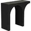 Noir Maximus Console/Side Table, Black Steel, 35" W