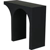 Noir Maximus Console/Side Table, Black Steel, 35" W