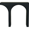 Noir Maximus Console/Side Table, Black Steel, 35" W