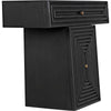 Noir Brice Console - Mahogany & Brass Pulls, 36" W