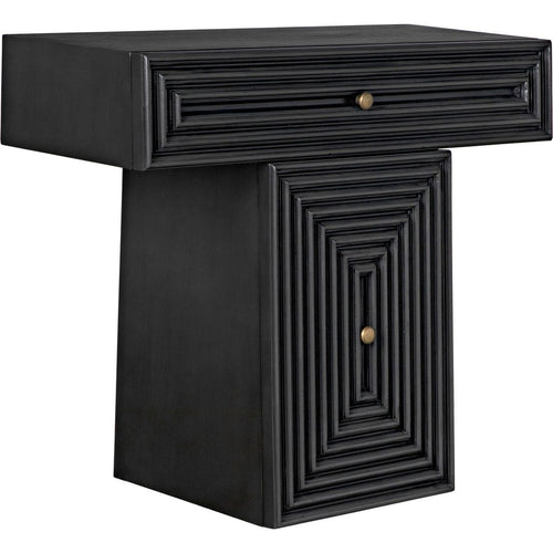 Primary vendor image of Noir Brice Console - Mahogany & Brass Pulls, 36" W