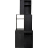 Noir Gropius Cubes - Industrial Steel, 51" W