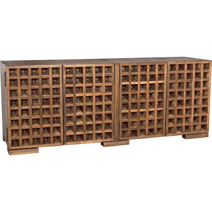 Noir Nuala Sideboard - Walnut, 77.5" W