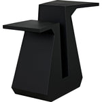 Noir Gaston Console/Side Table - Industrial Steel, 15"
