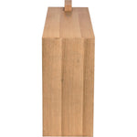 Noir Atlanta Console, White Oak Veneer, 63" W