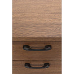 Noir Algeron Desk w/ Black Steel, 66" W