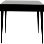 Noir Stiletto Desk, Black Steel, 62" W